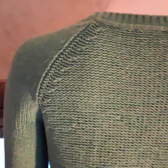 Vince Camuto Mint Green Knit Sweater XS Relaxed Minimalist Quietlux Layering - Picture 11 of 11